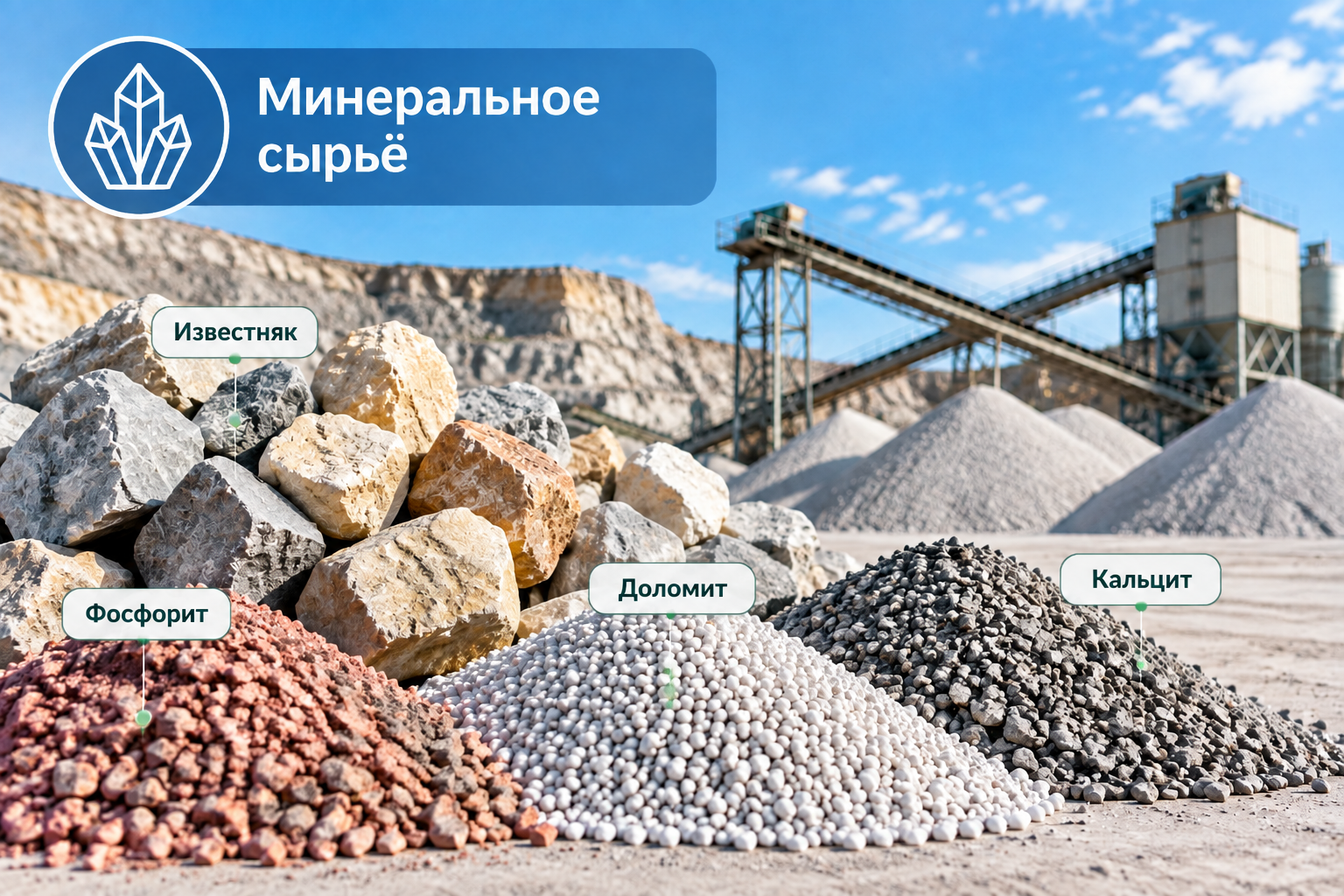 Минеральное сырьё для производства удобрений